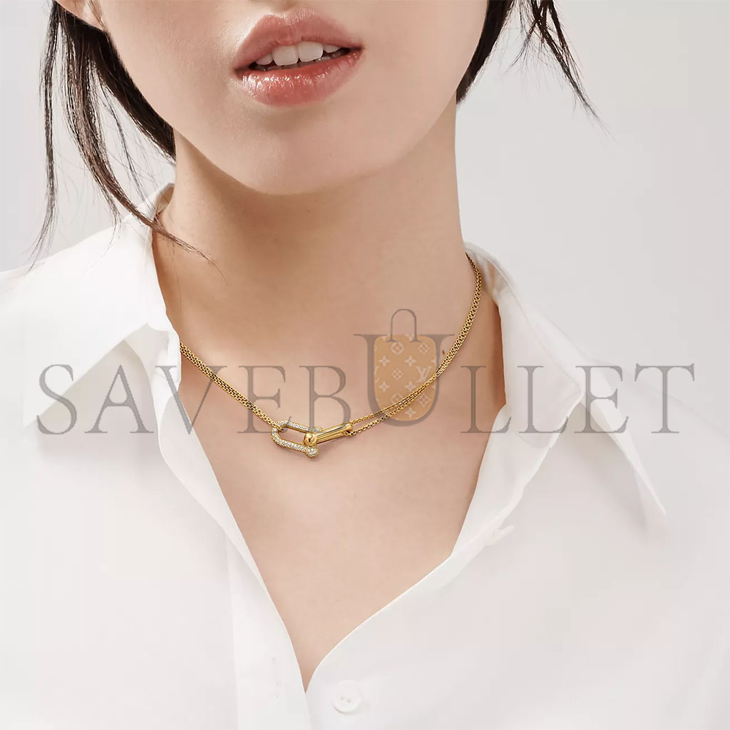 TIFFANY HARDWEAR LARGE DOUBLE LINK PENDANT 70353075